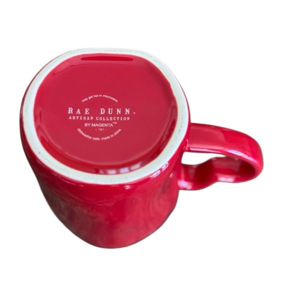 Red Love Rae Dunn with Heart Handle - Picture 4 of 4